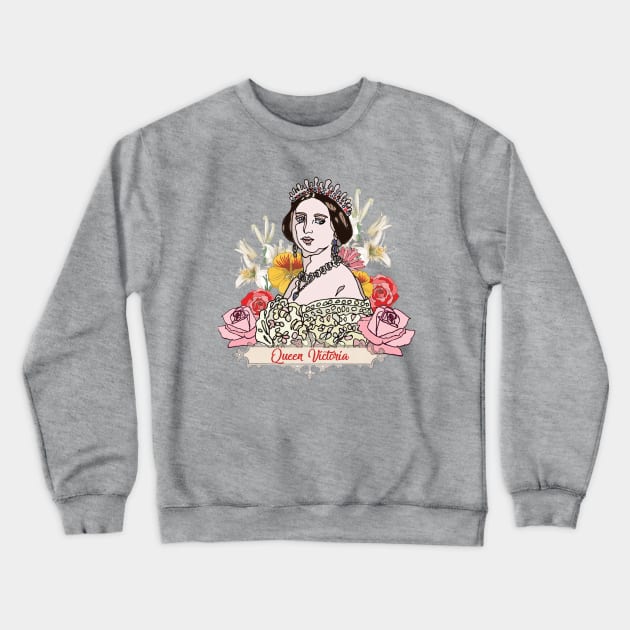 Queen Victoria Crewneck Sweatshirt by White B Gifts